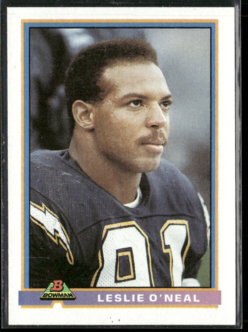Leslie O'Neal 1991 Bowman #452 San Diego Chargers