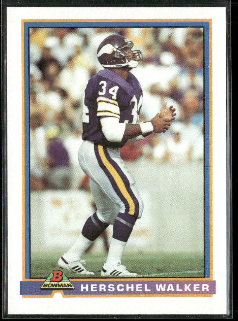 Herschel Walker 1991 Bowman #314 Minnesota Vikings