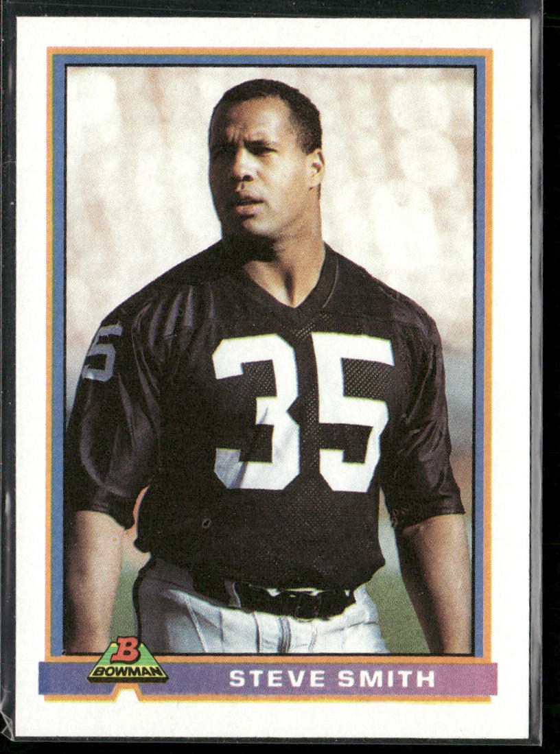 Steve Smith 1991 Bowman #248 Los Angeles Raiders
