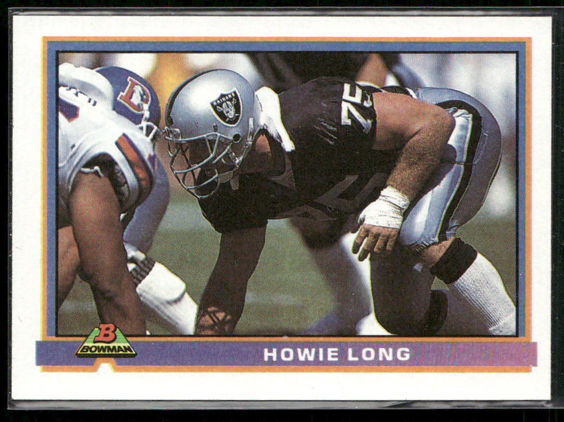 Howie Long 1991 Bowman #237 Los Angeles Raiders