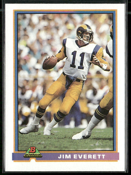 Jim Everett 1991 Bowman #269 Los Angeles Rams