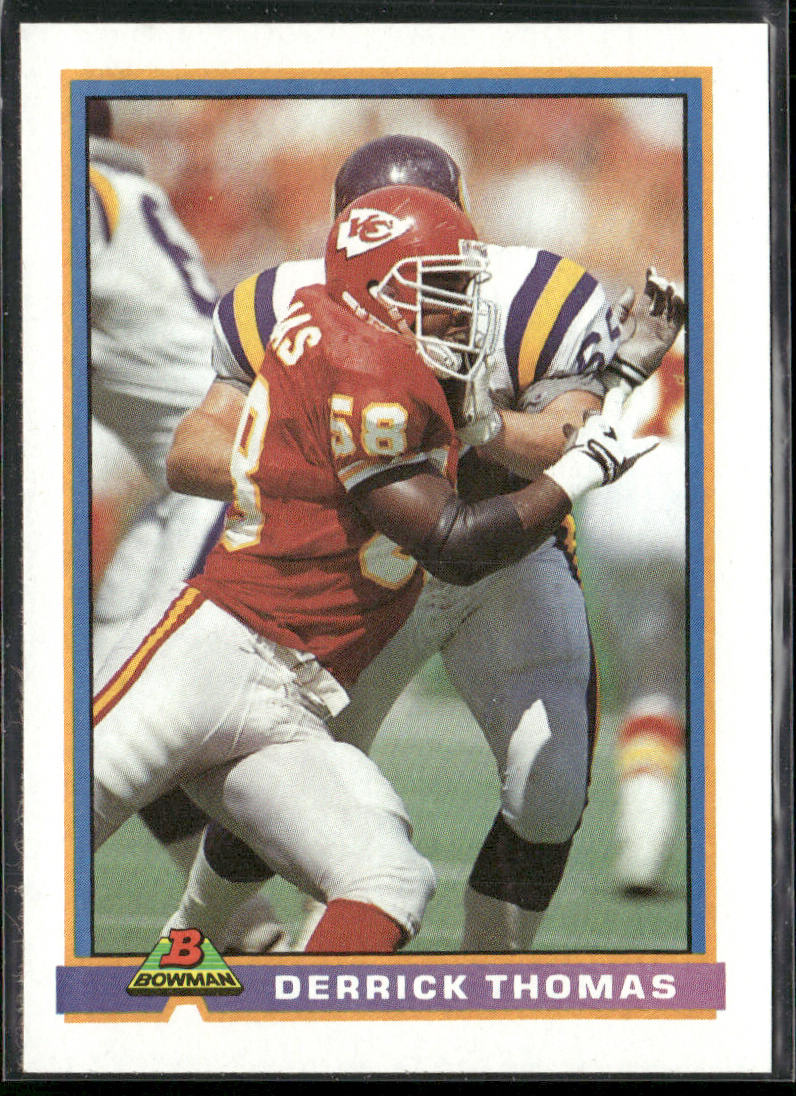 Derrick Thomas 1991 Bowman #221 Kansas City Chiefs