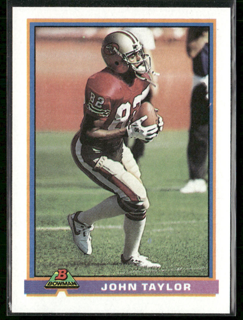 John Taylor 1991 Bowman #472 San Francisco 49ers