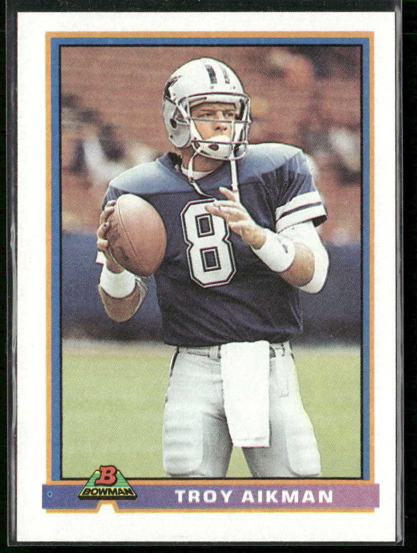 Troy Aikman 1991 Bowman #113 Dallas Cowboys