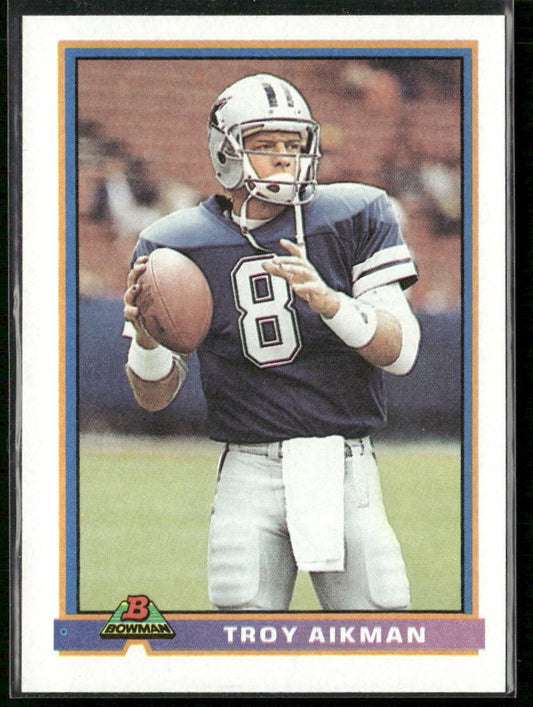 Troy Aikman 1991 Bowman #113 Dallas Cowboys