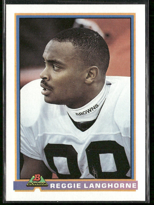 Reggie Langhorne 1991 Bowman #99 Cleveland Browns