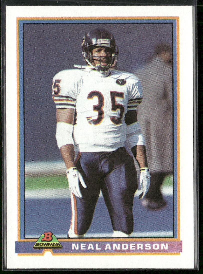 Neal Anderson 1991 Bowman #63 Chicago Bears