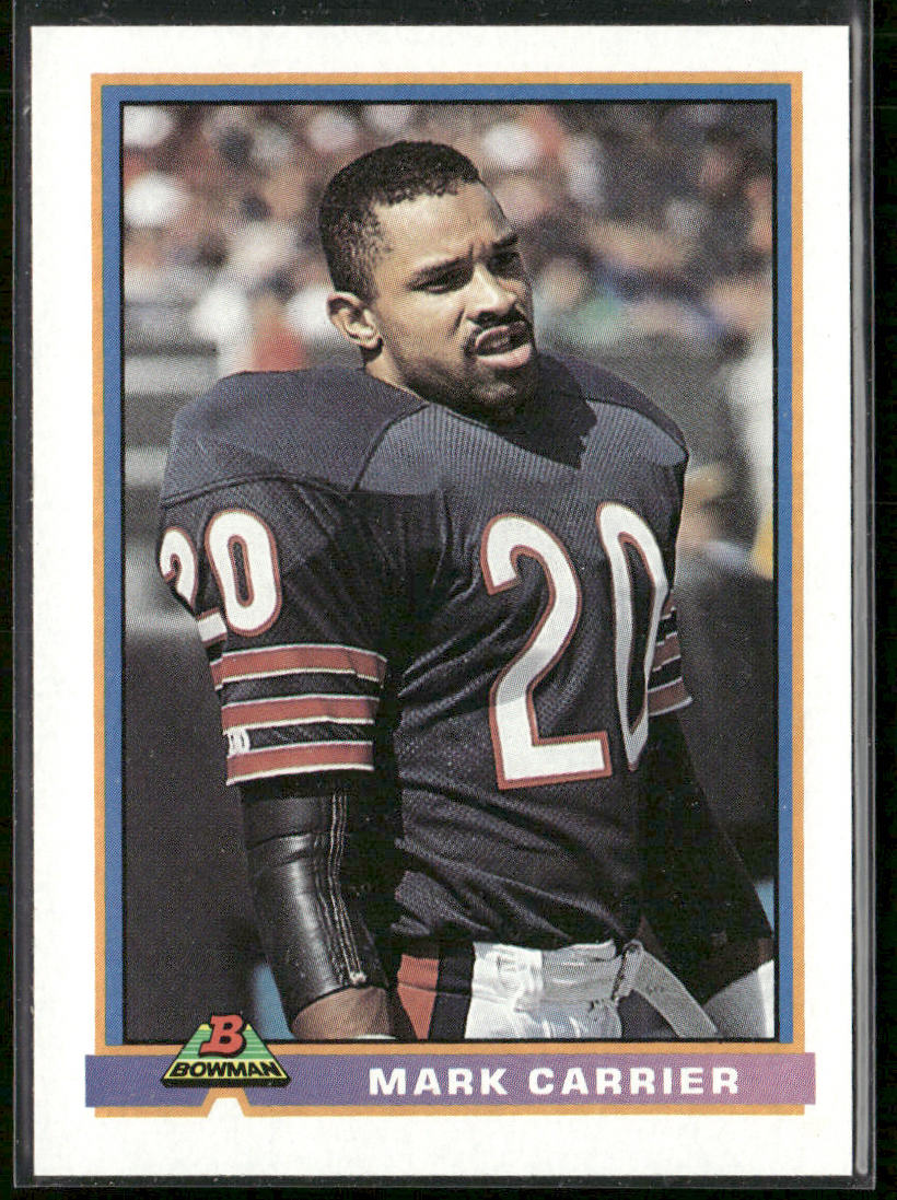 Mark Carrier 1991 Bowman #55 Chicago Bears
