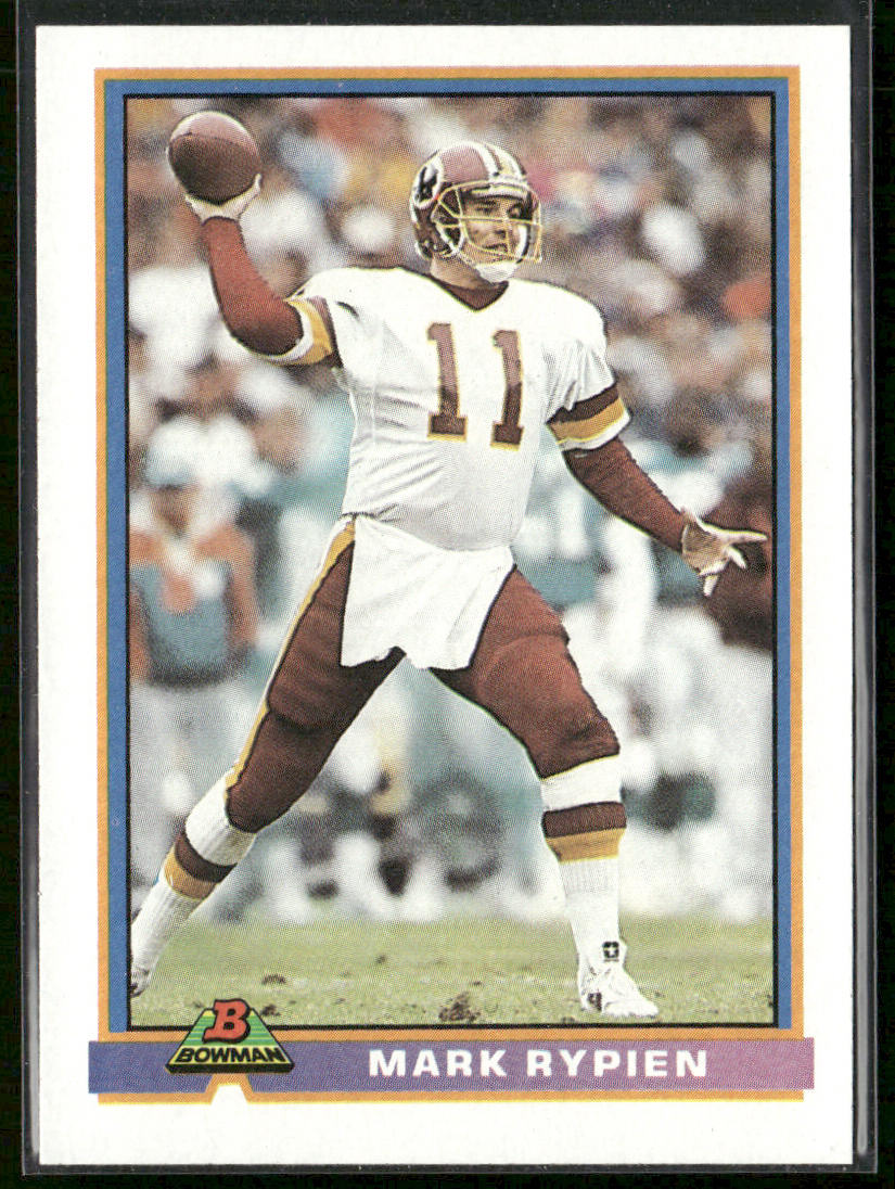Mark Rypien 1991 Bowman #531 Washington Redskins