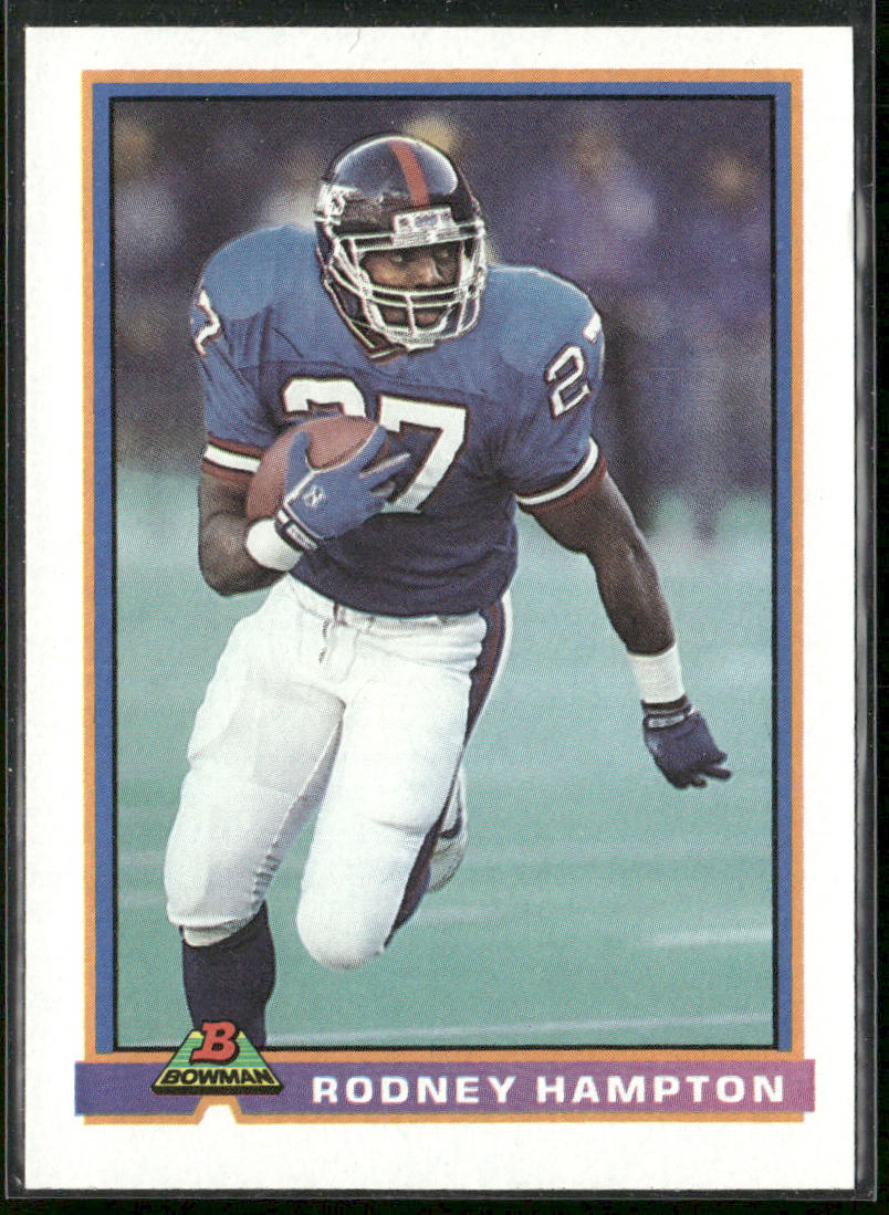 Rodney Hampton 1991 Bowman #367 New York Giants