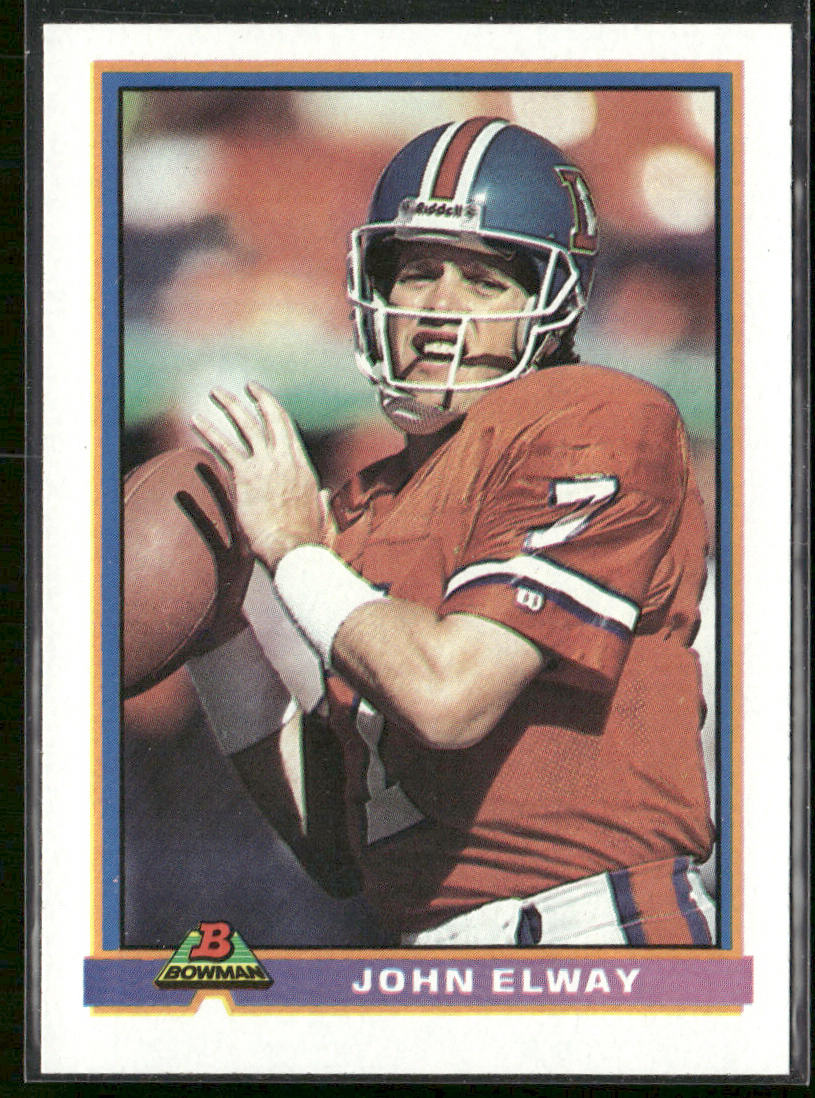 John Elway 1991 Bowman #127 Denver Broncos