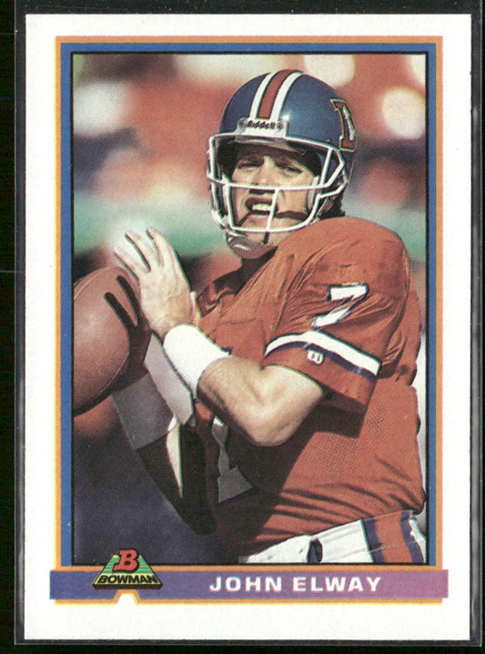 John Elway 1991 Bowman #127 Denver Broncos
