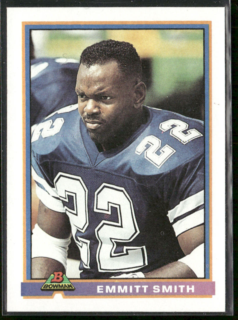 Emmitt Smith 1991 Bowman #117 Dallas Cowboys