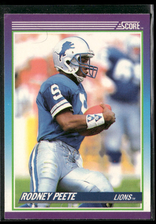 Rodney Peete 1990 Score #219 Detroit Lions
