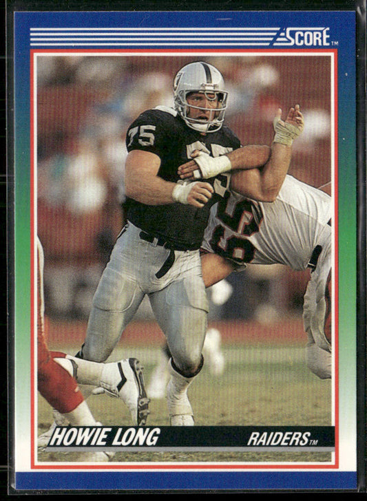 Howie Long 1990 Score #98 Los Angeles Raiders