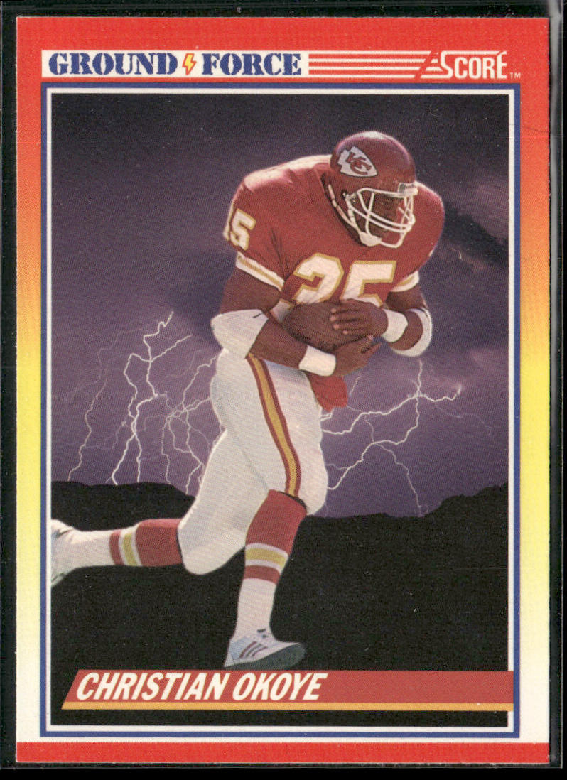 Christian Okoye 1990 Score #321 Kansas City Chiefs