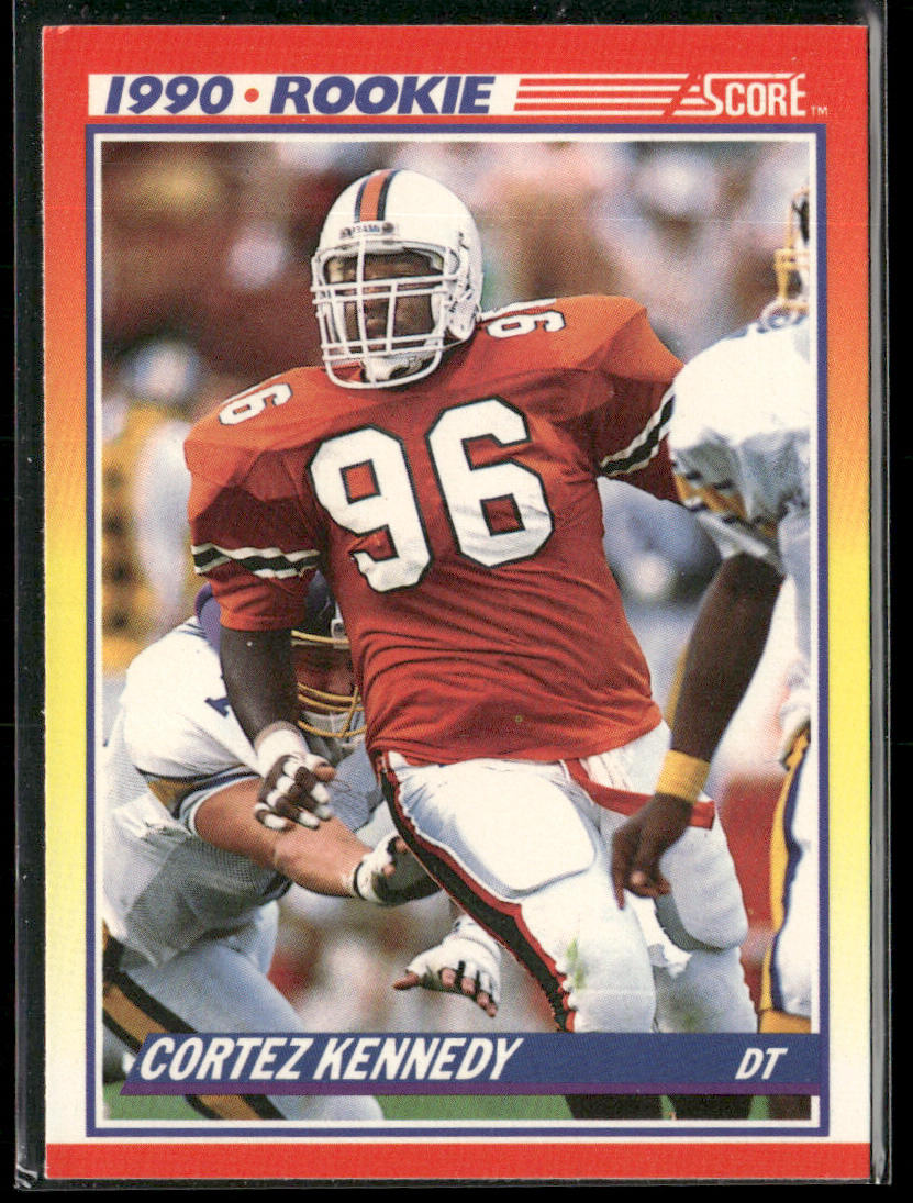 Cortez Kennedy 1990 Score #299 RC Miami Hurricanes