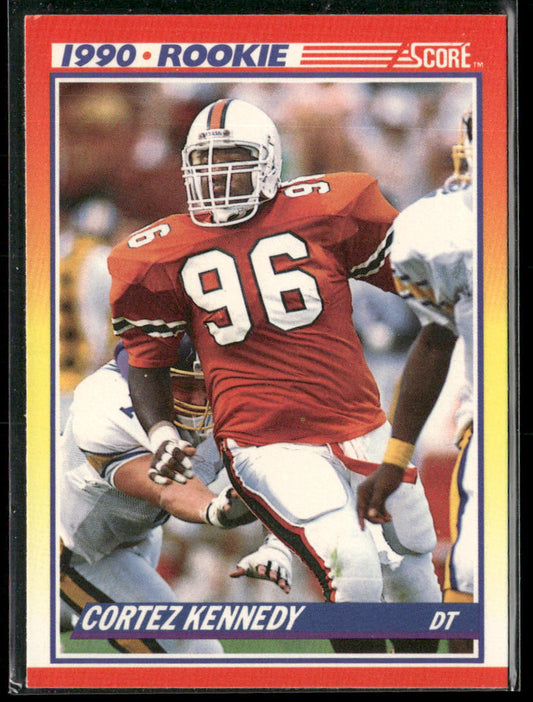 Cortez Kennedy 1990 Score #299 RC Miami Hurricanes