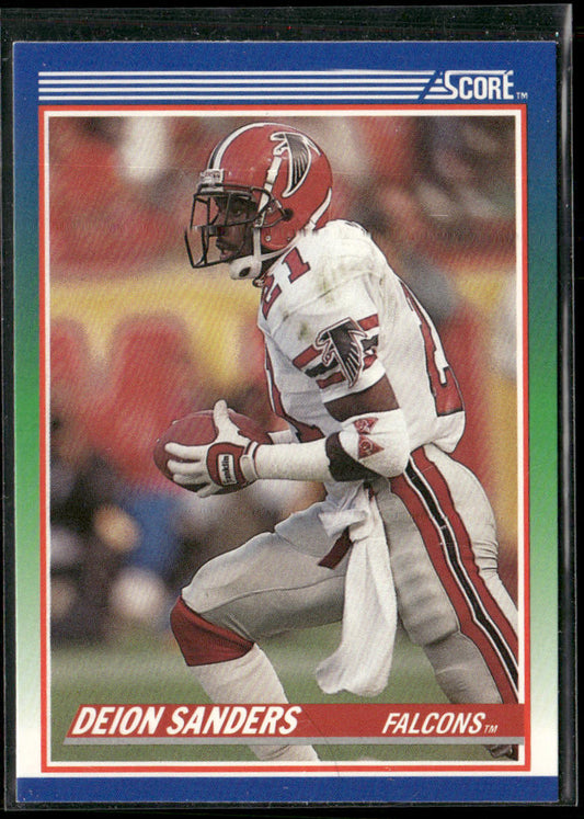 Deion Sanders 1990 Score #95 Atlanta Falcons