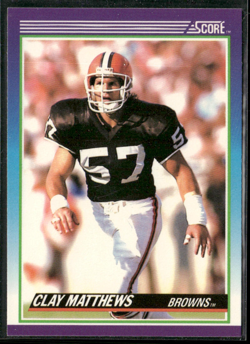 Clay Matthews 1990 Score #177 Cleveland Browns