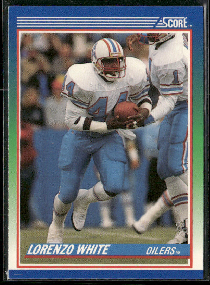 Lorenzo White 1990 Score #29 RC Houston Oilers