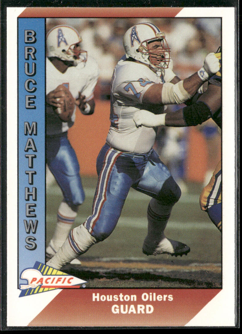 Bruce Matthews 1991 Pacific #178 Houston Oilers