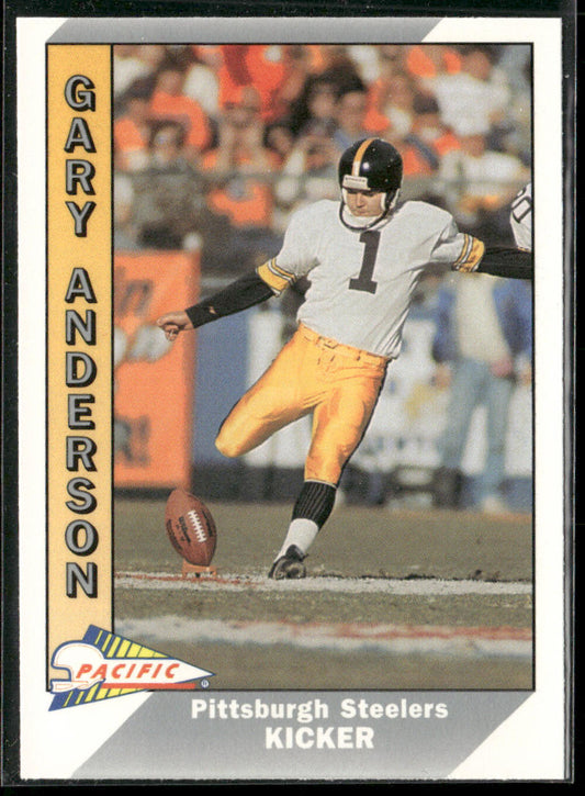 Gary Anderson 1991 Pacific #419 Pittsburgh Steelers