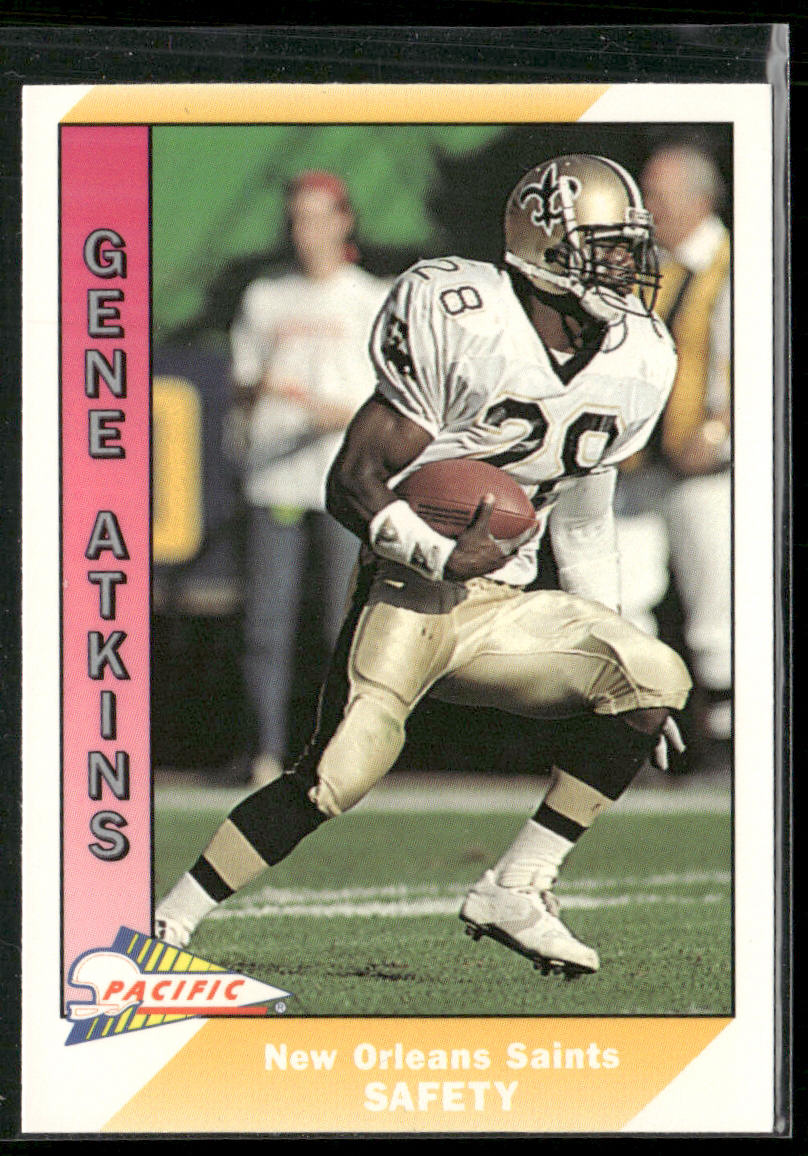 Gene Atkins 1991 Pacific #322 New Orleans Saints