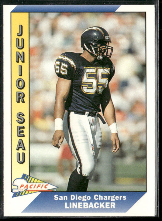 Junior Seau 1991 Pacific #451 San Diego Chargers
