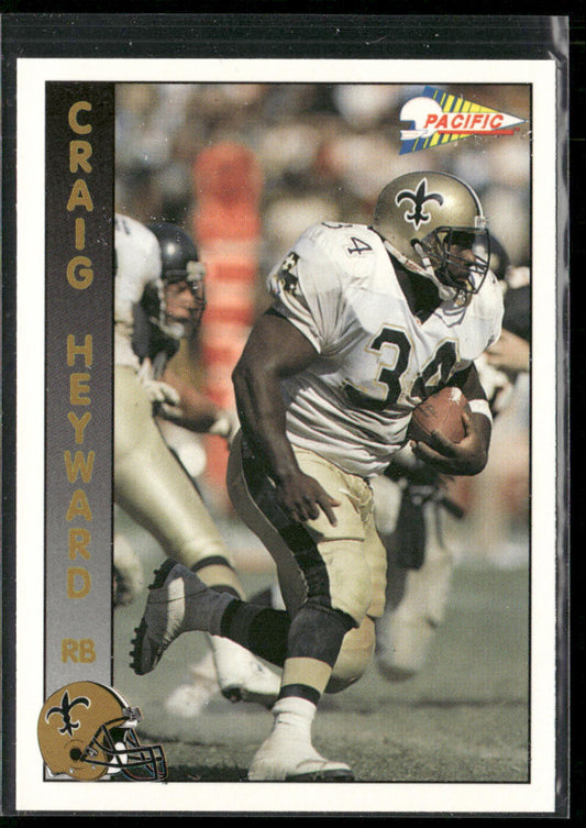 Craig Heyward 1992 Pacific #532 New Orleans Saints