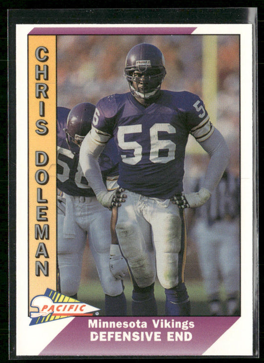 Chris Doleman 1991 Pacific #287 Minnesota Vikings