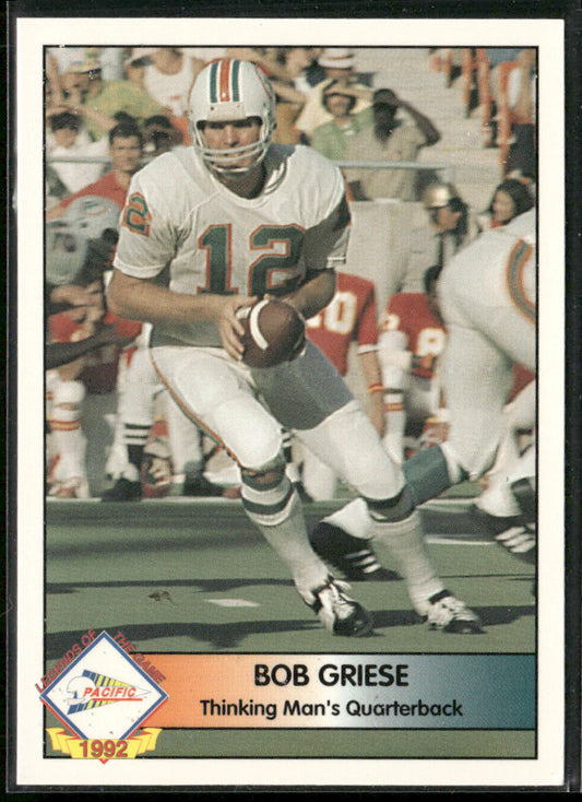 Bob Griese 1992 Pacific Bob Griese #13 Miami Dolphins