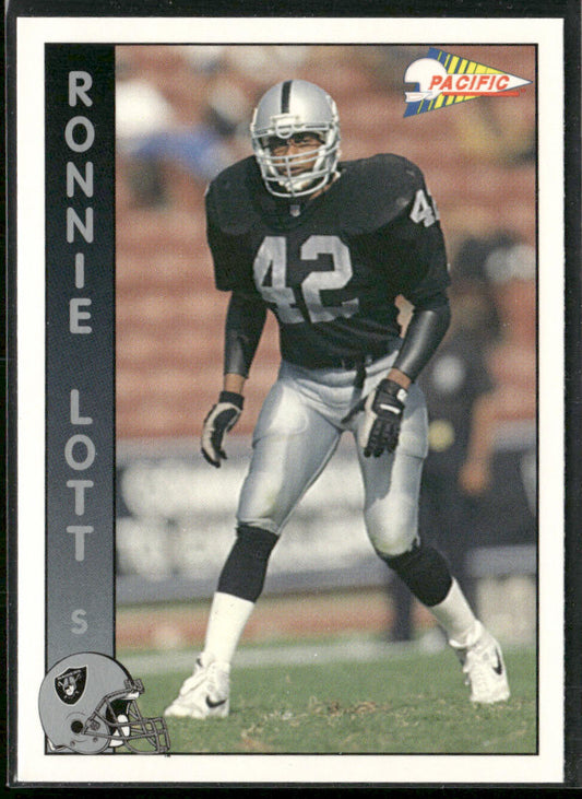 Ronnie Lott 1992 Pacific #468 Los Angeles Raiders