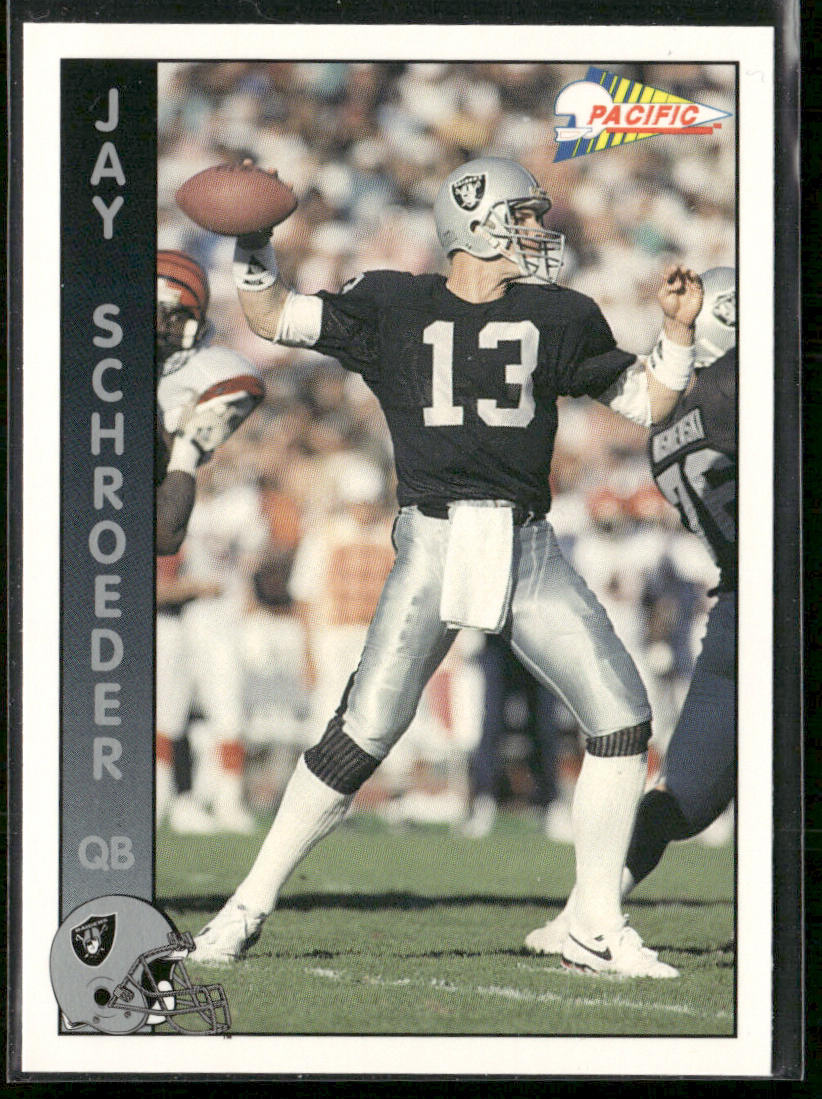 Jay Schroeder 1992 Pacific #467 Los Angeles Raiders