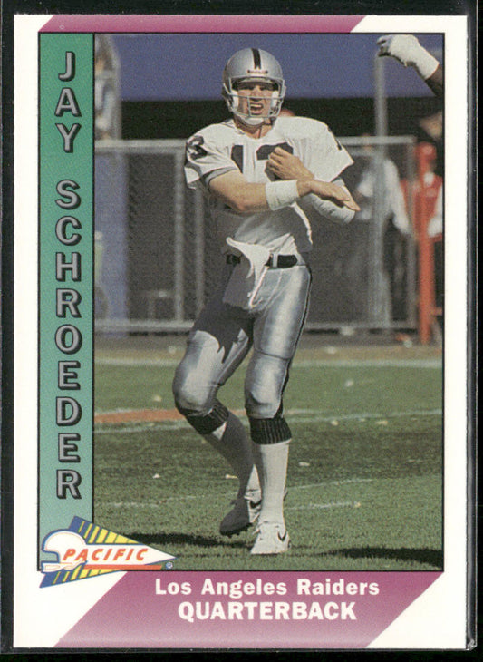 Jay Schroeder 1991 Pacific #239 Los Angeles Raiders