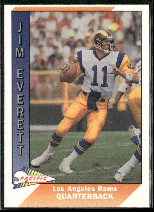 Jim Everett 1991 Pacific #250 Los Angeles Rams
