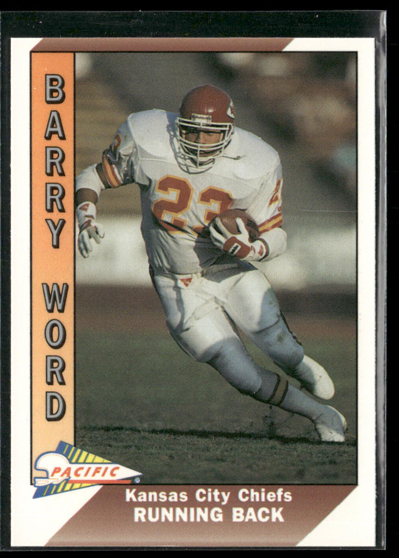Barry Word 1991 Pacific #223 Kansas City Chiefs