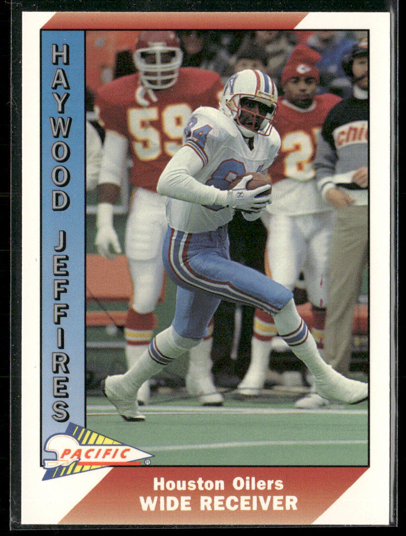 Haywood Jeffires 1991 Pacific #175a Houston Oilers