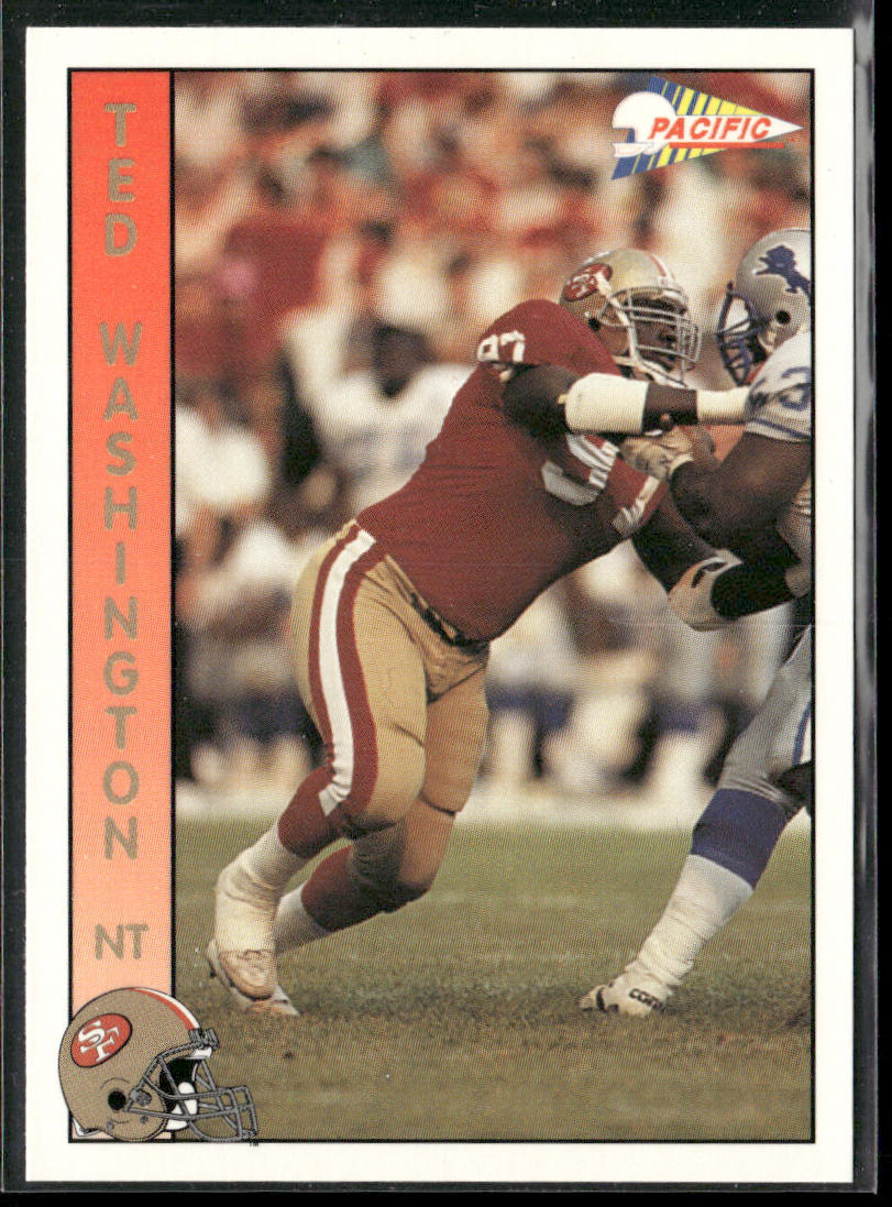 Ted Washington 1992 Pacific #612 San Francisco 49ers