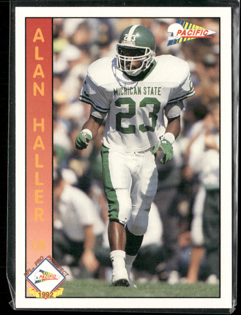 Alan Haller 1992 Pacific #660 RC Michigan State Spartans