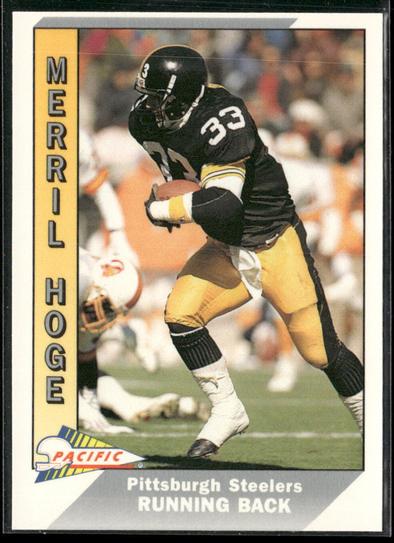 Merril Hoge 1991 Pacific #425 Pittsburgh Steelers