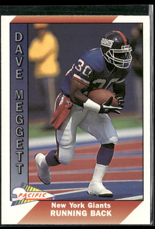 Dave Meggett 1991 Pacific #352 New York Giants