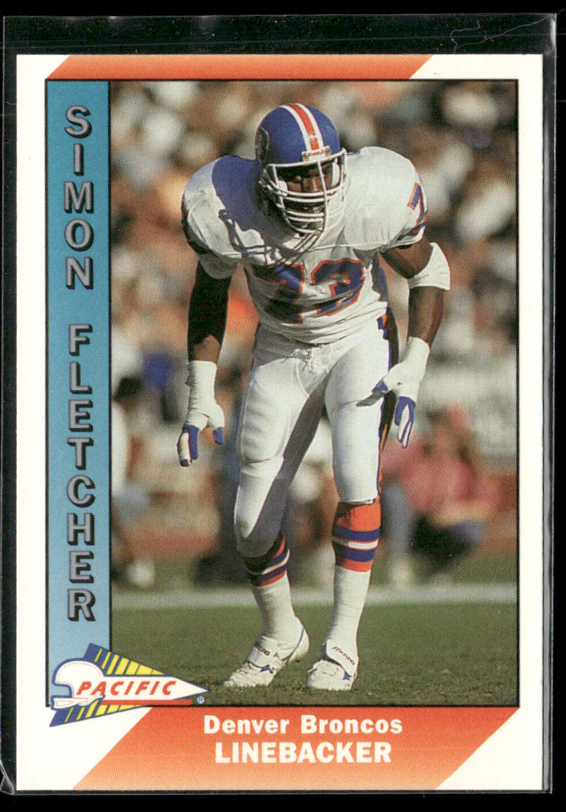 Simon Fletcher 1991 Pacific #116 Denver Broncos