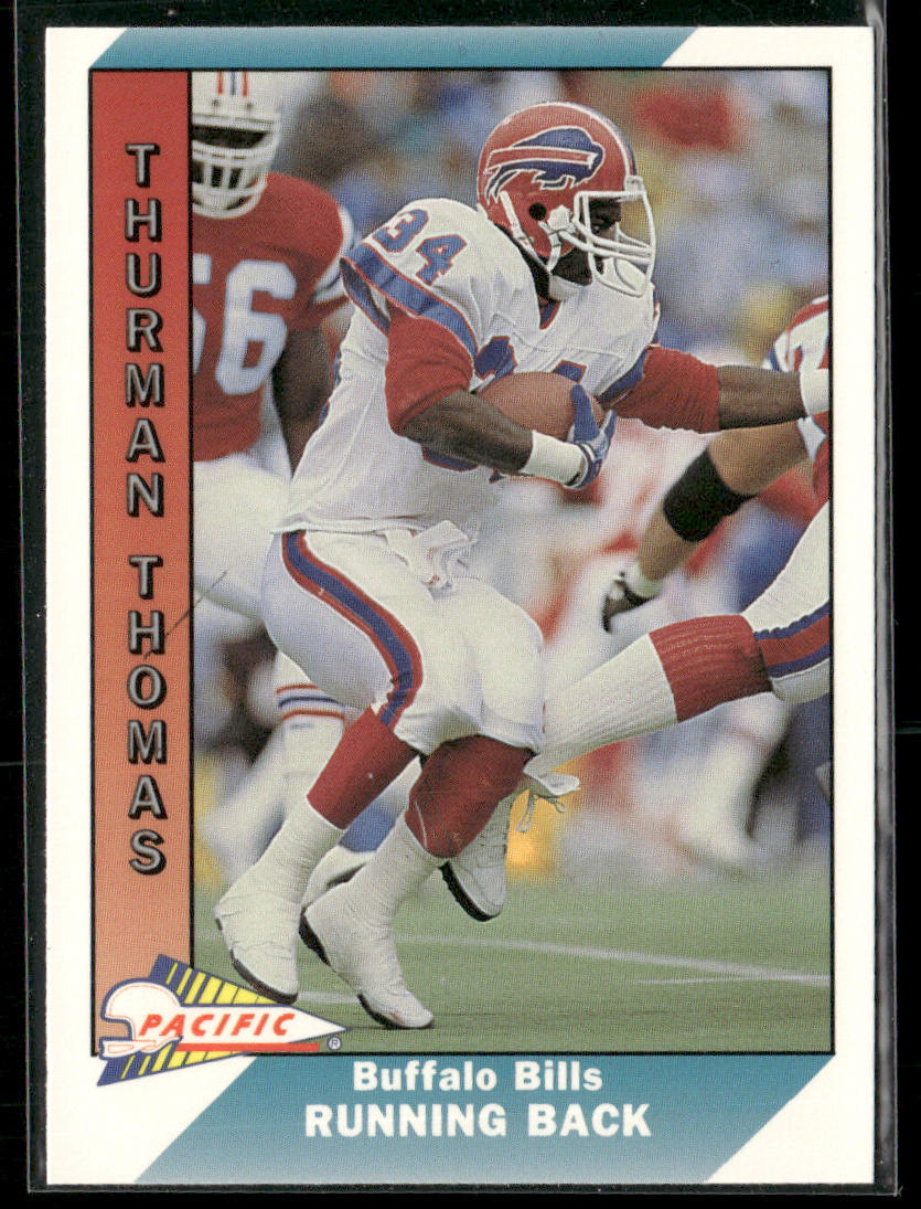 Thurman Thomas 1991 Pacific #33 Buffalo Bills