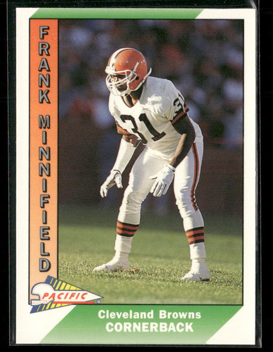 Frank Minnifield 1991 Pacific #84 Cleveland Browns