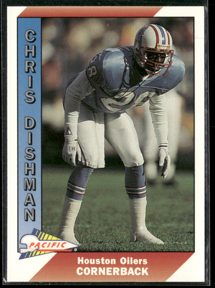 Cris Dishman 1991 Pacific #170a RC Houston Oilers