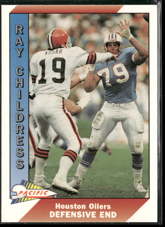 Ray Childress 1991 Pacific #169 Houston Oilers