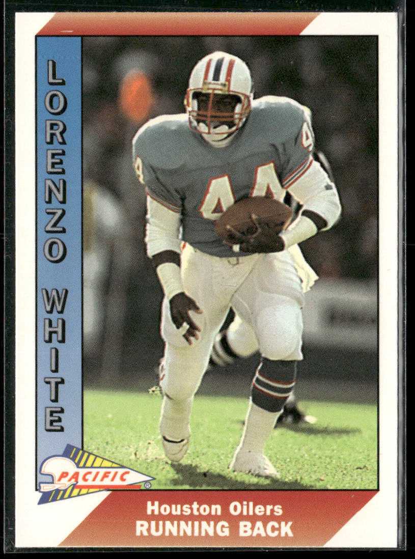 Lorenzo White 1991 Pacific #185 Houston Oilers