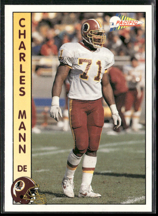 Charles Mann 1992 Pacific #645 Washington Redskins