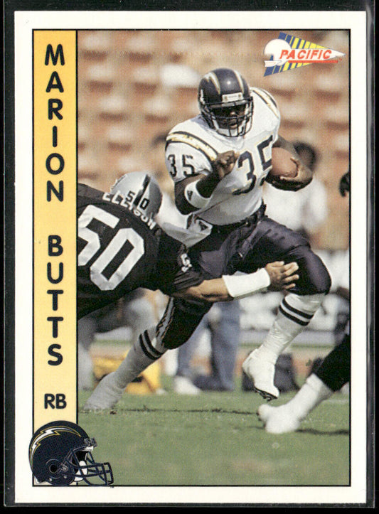 Marion Butts 1992 Pacific #600 San Diego Chargers